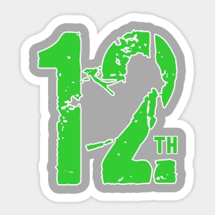 The 12th Man Sticker